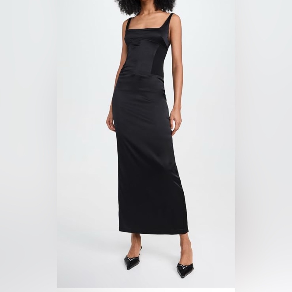 Sir Sonora evening dress black maxi